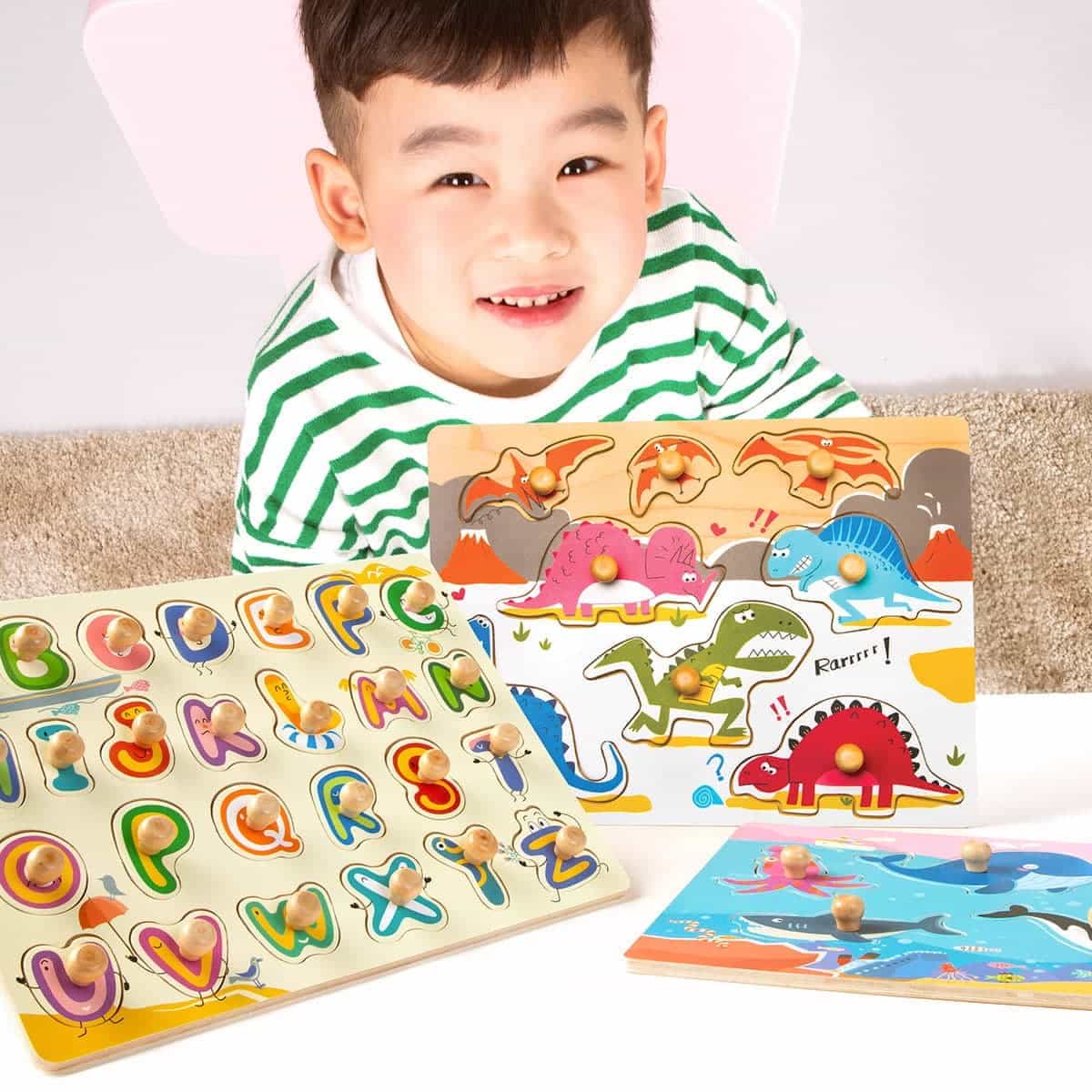 wooden peg puzzle baby