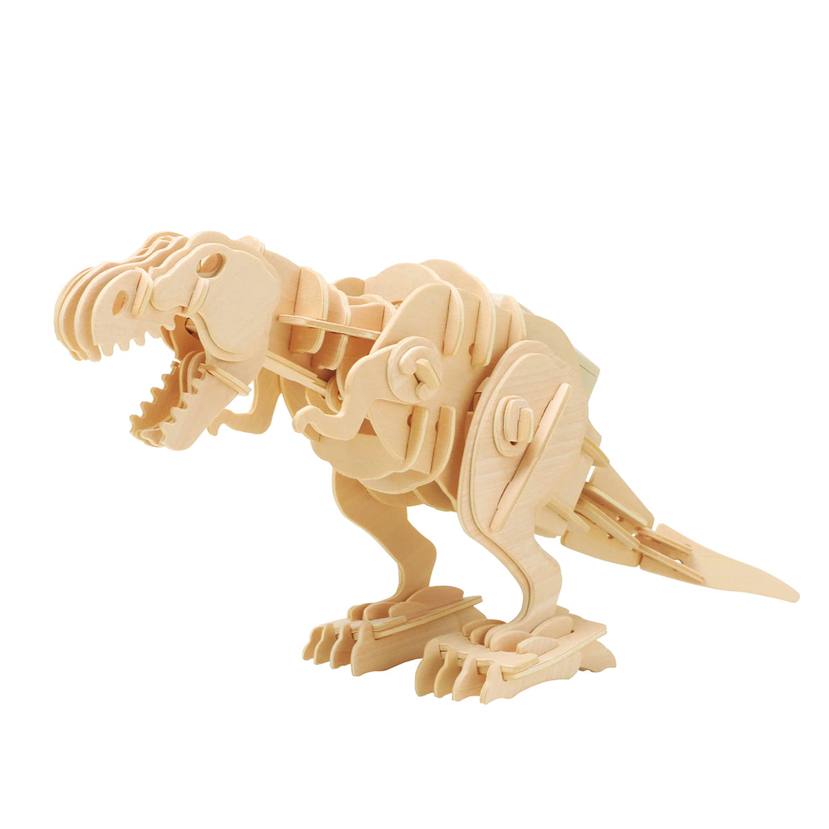 DINOROID T-Rex Walking & Roaring Puzzle 3D dinosaure en bois 