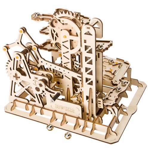 Puzzle 3D in legno tagliato al laser Kit di Montaggio Robotime Marble Run set 