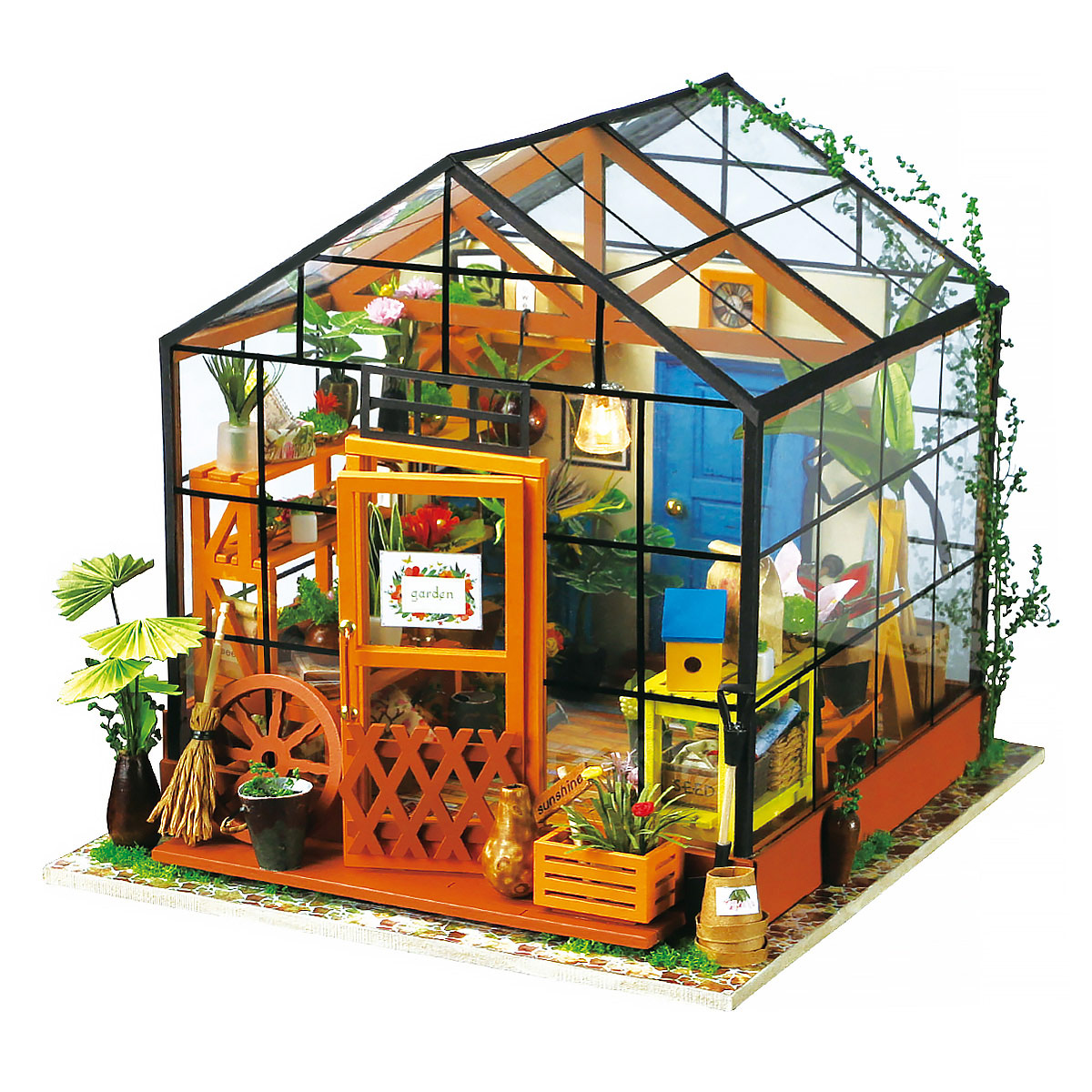 Rolife Love Post Office DIY Wall Hanging Miniature House Kit DS021