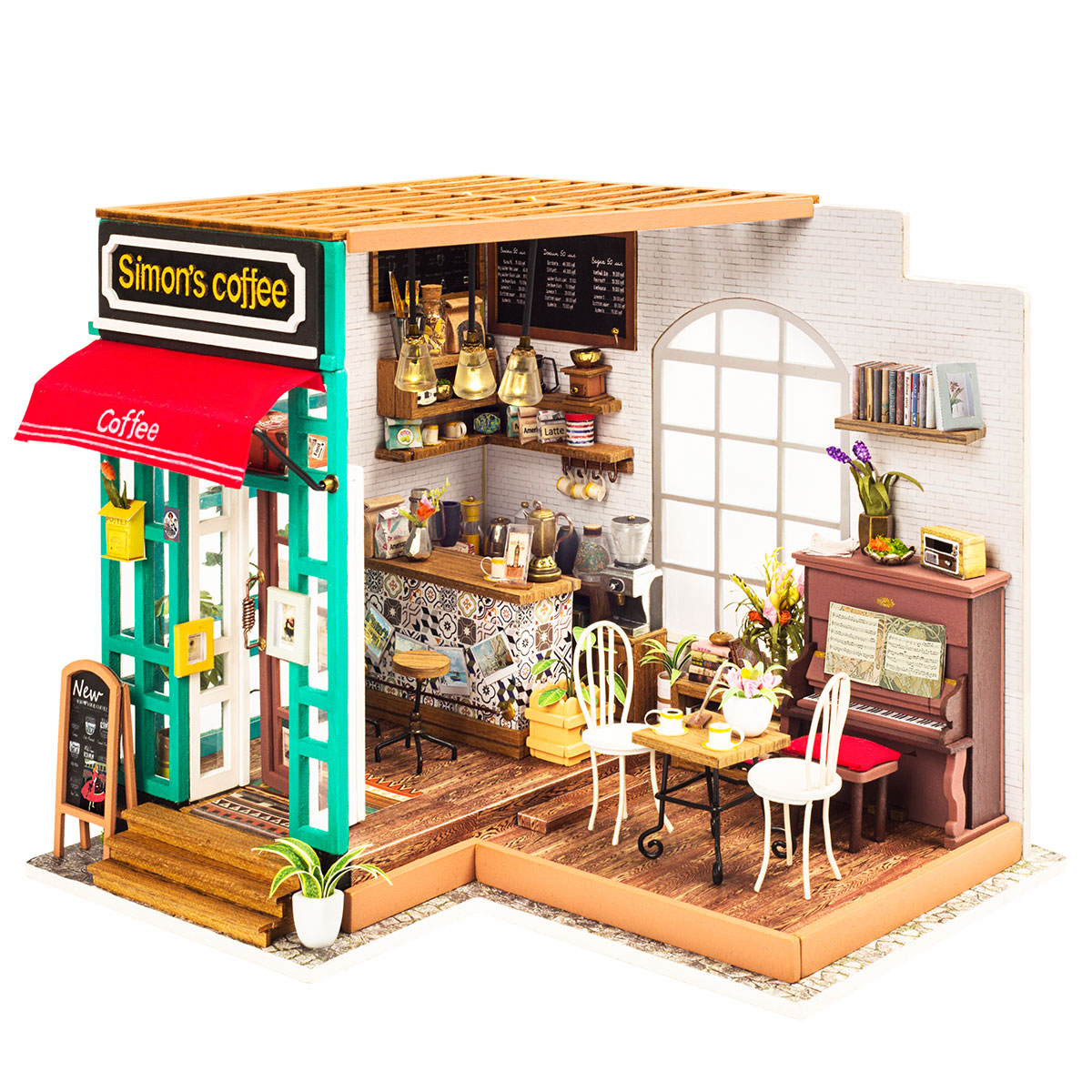 Maquette miniature Bookstand Time travel par Rolife Robotime
