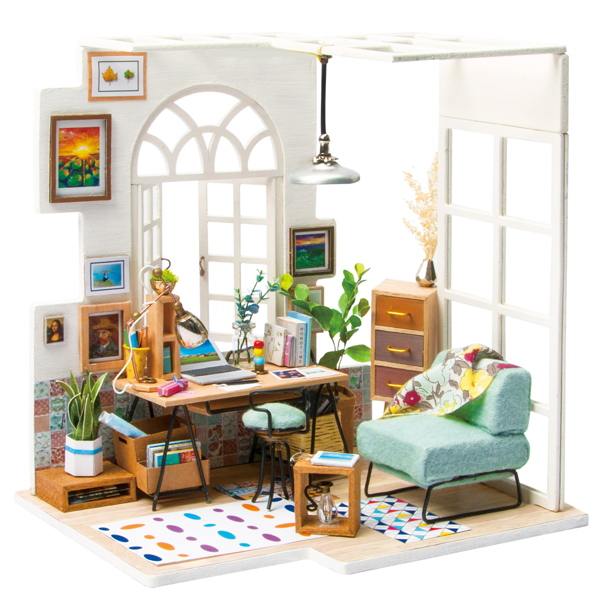 Rolife Miniature Dollhouse DGM01 SOHO Time as a beautiful home decor