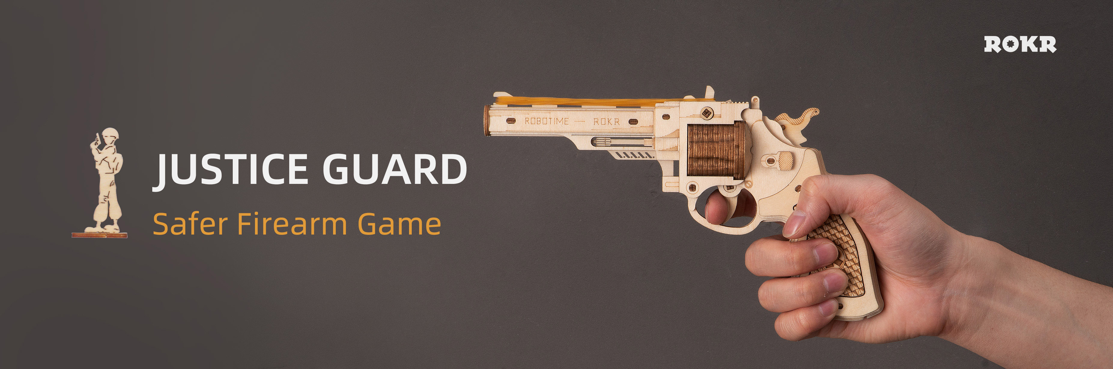 new arrival of ROKR gun models-justice guard3