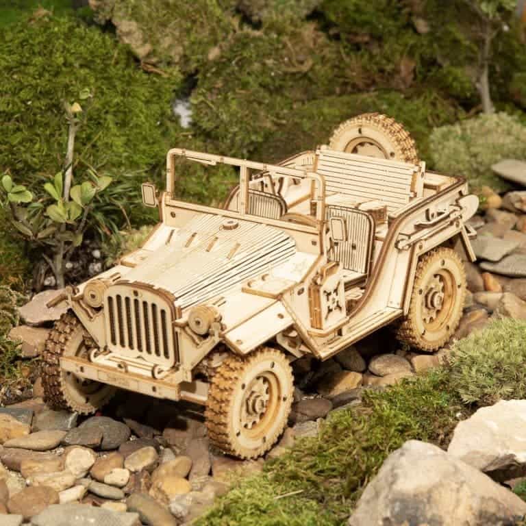 Army Field Car MC701, 118 Scale Army Jeep ROKR store