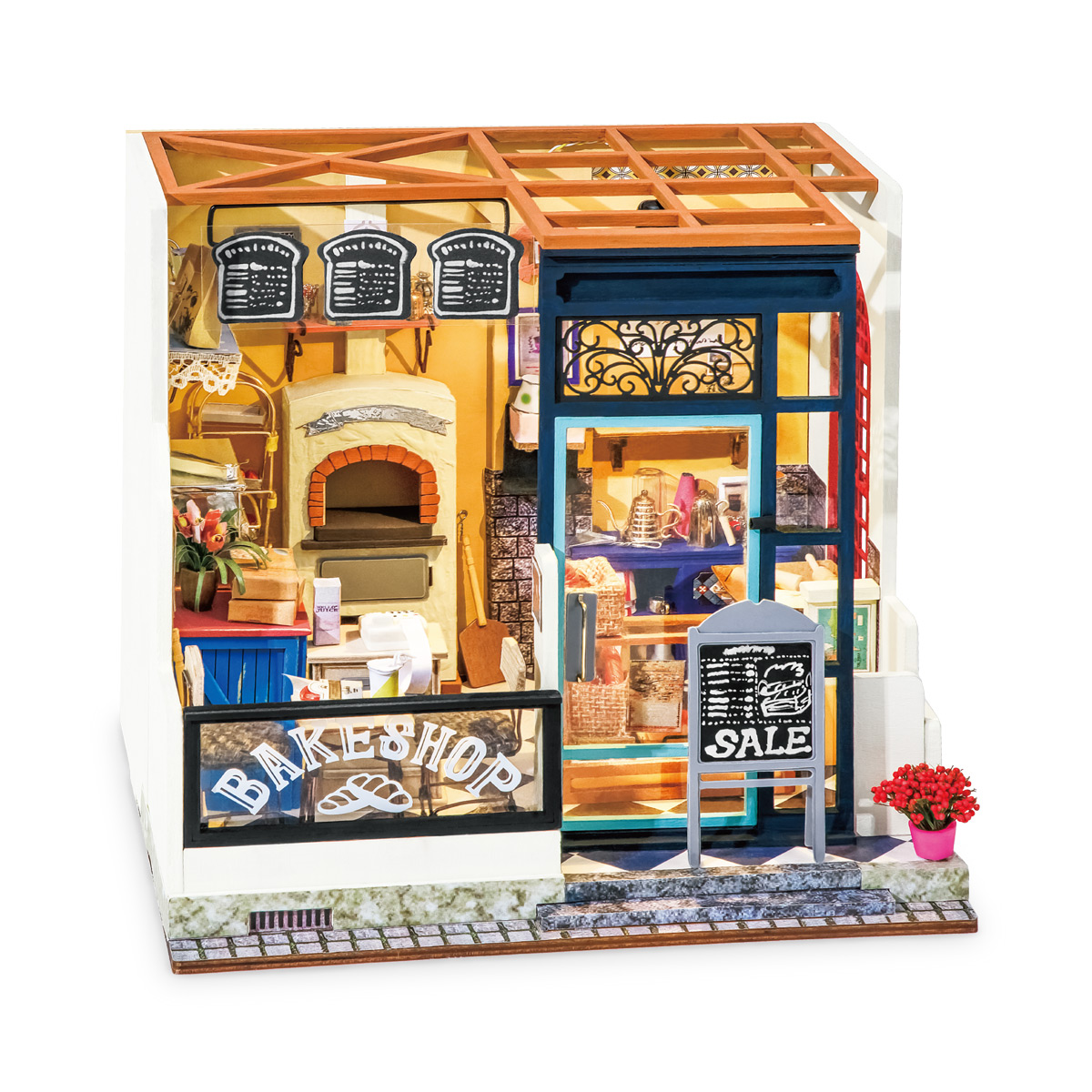 Rolife 3D Miniature DIY dolls house puzzle,Nancy's Bake shop DG143 