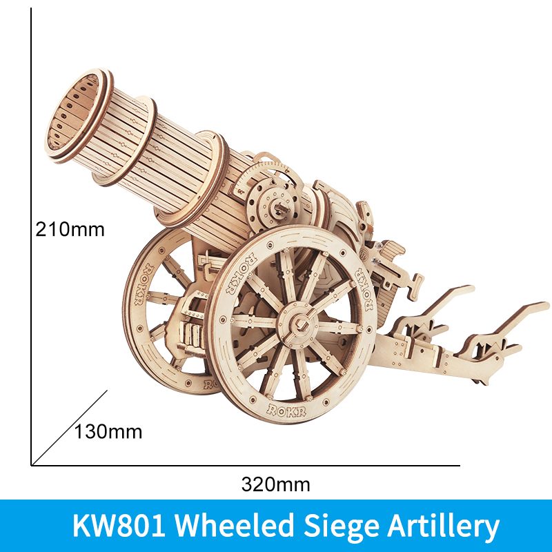 Wheeled Siege Artillery KW801 (Include 5 Table Tennis Balls)