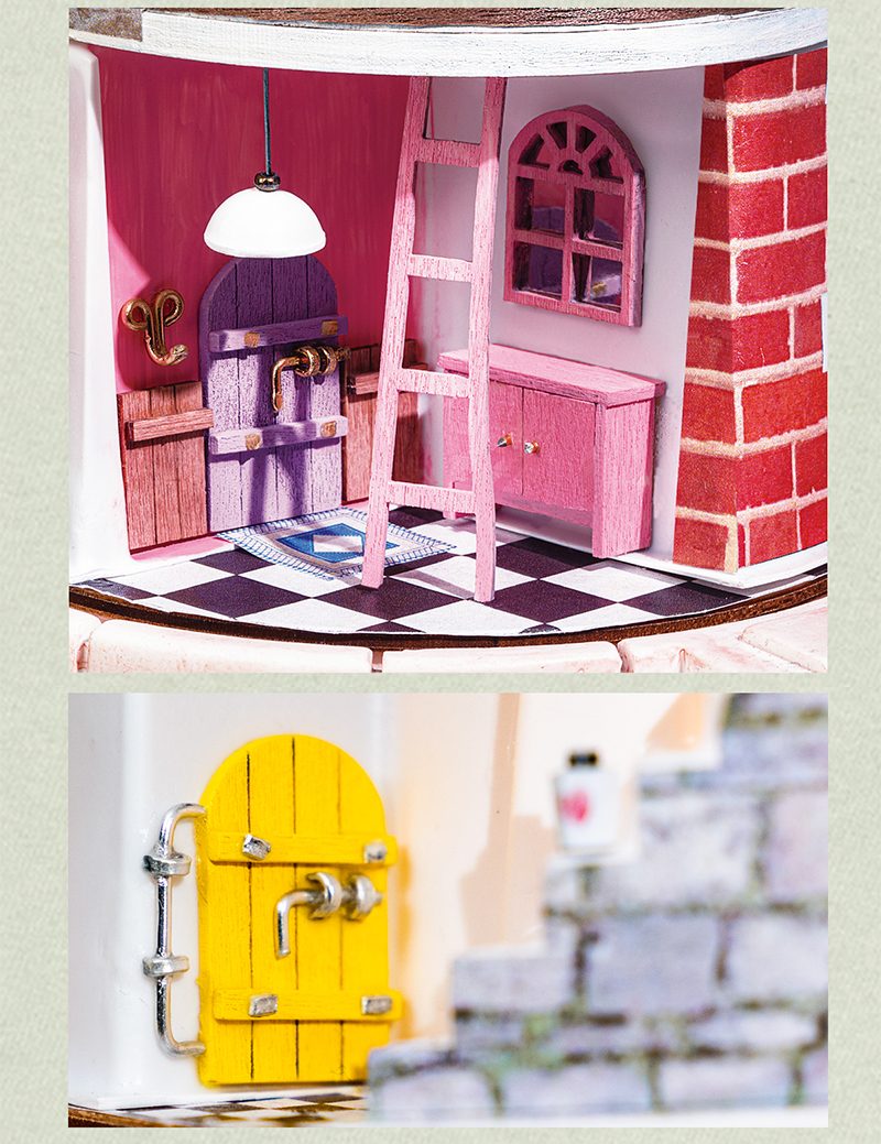 Secluded Neighbour DIY Glass Miniature Dollhouse kit DS003