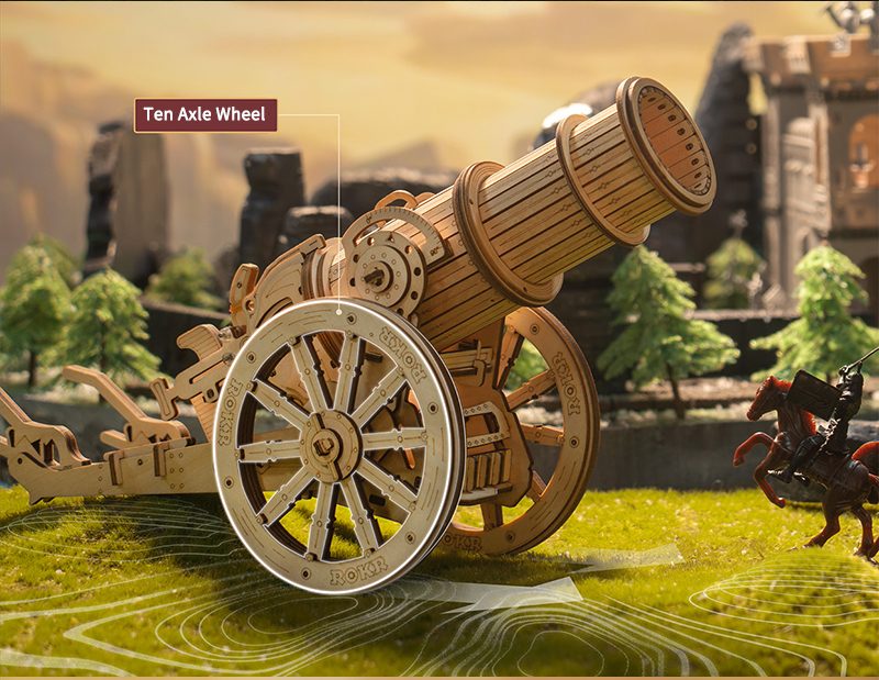 Wheeled Siege Artillery KW801 (Include 5 Table Tennis Balls)