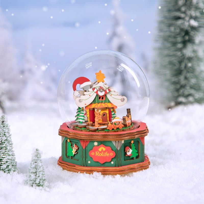 Rolife DIY Music Box - Christmas Town AM46