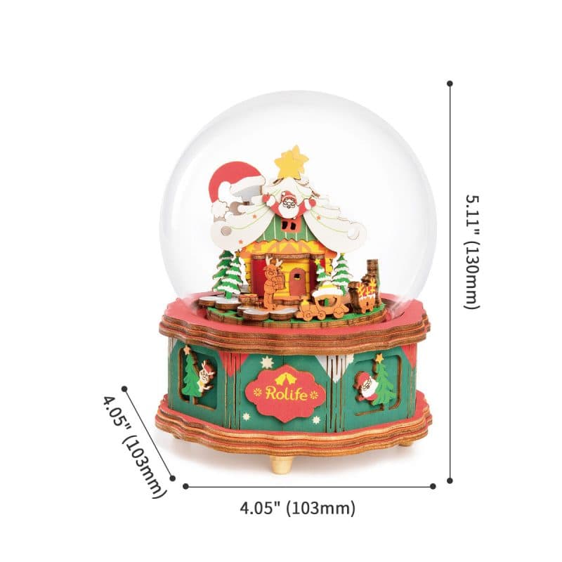 Rolife DIY Music Box - Christmas Town AM46