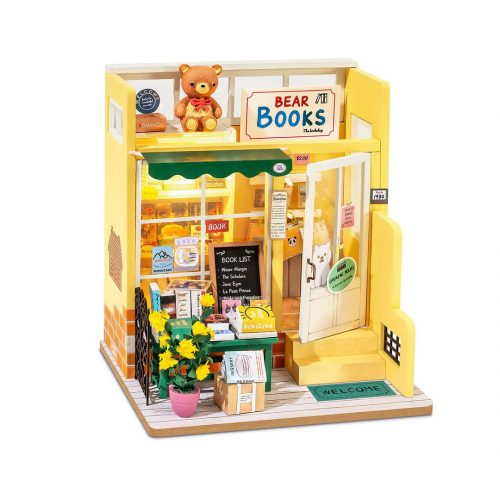 Rolife Mind-Find Bookstore DIY Miniature House DG152  1: 22