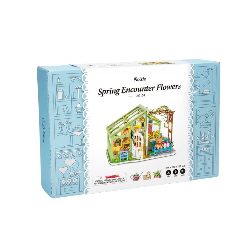Rolife Spring Encounter Flowers DIY Miniature House DG154  1: 22