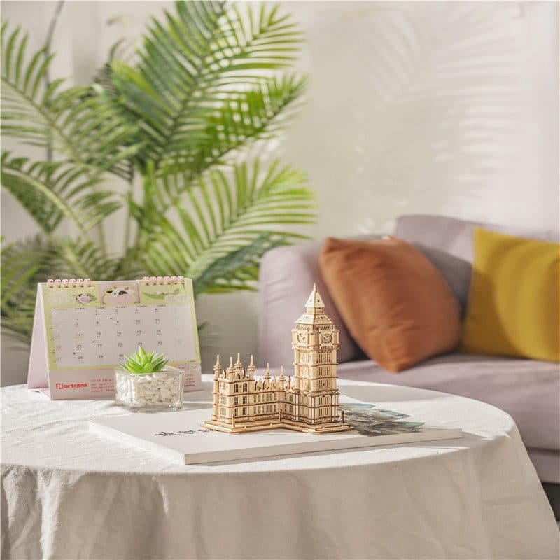 Rolife Big Ben With Lights TG507 Architecture 3D Wooden Puzzle