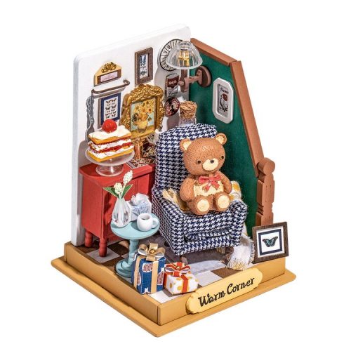 Rolife Holiday Living Room DIY Miniature House DS028