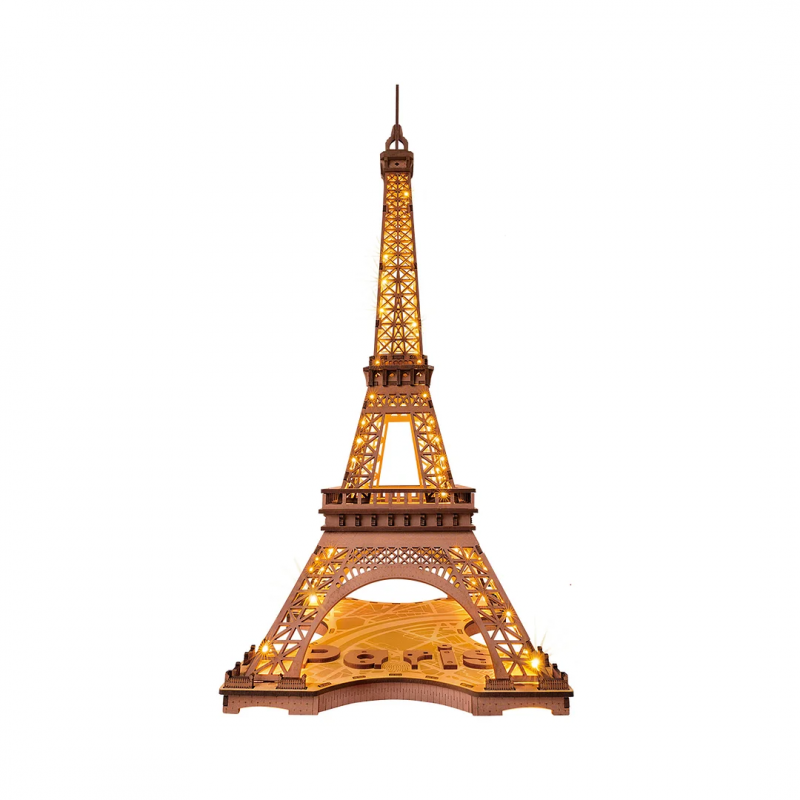 Rolife Night of the Eiffel Tower 3D Wooden Puzzle TGL01
